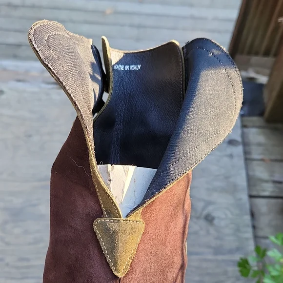 Vero Cuoio knee high suede tall boots Areaforte sz 36 - Picture 10 of 10